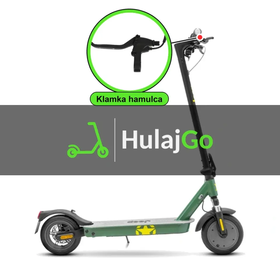 Jeep JAF Dual - w powiększeniu klamka hamulca (wymiana klamki hamulca)