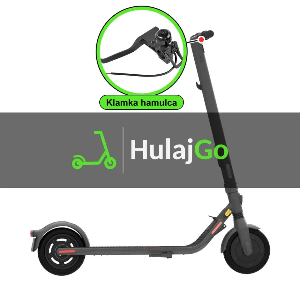 Segway E25 - w powiększeniu klamka hamulca (wymiana klamki hamulca)