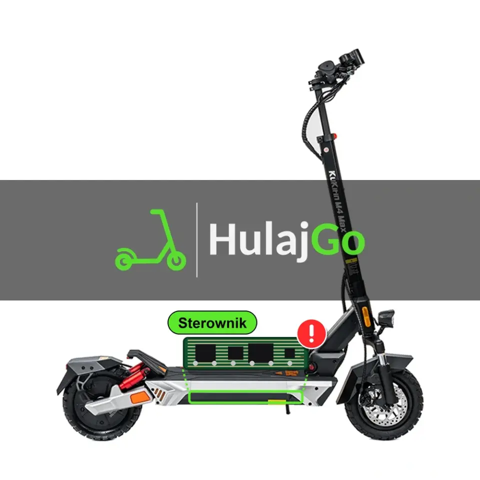 Kukirin M4 Max - zaznaczony sterownik (naprawa elektroniki)