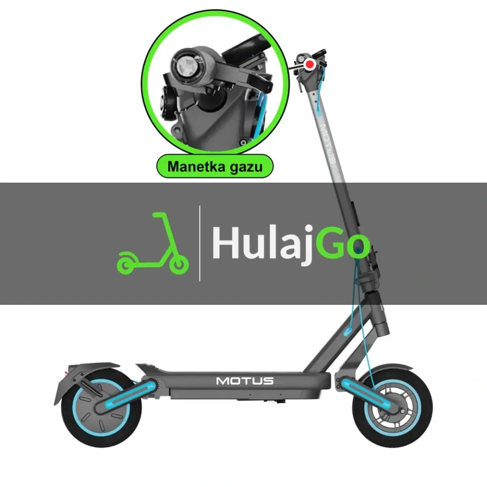 Motus Scooty 10 Max - w powiększeniu manetka gazu (wymiana manetki)