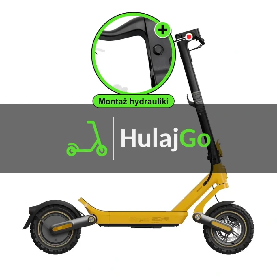 Xiaomi Mi 6 Ultra - w powiększeniu klamka hamulca (montaż hamulców hydraulicznych)