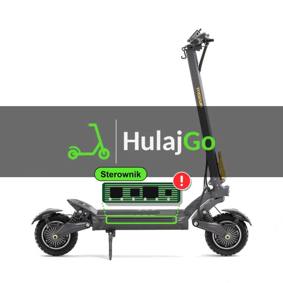 Ausom F1 Max - zaznaczony sterownik (naprawa elektroniki)