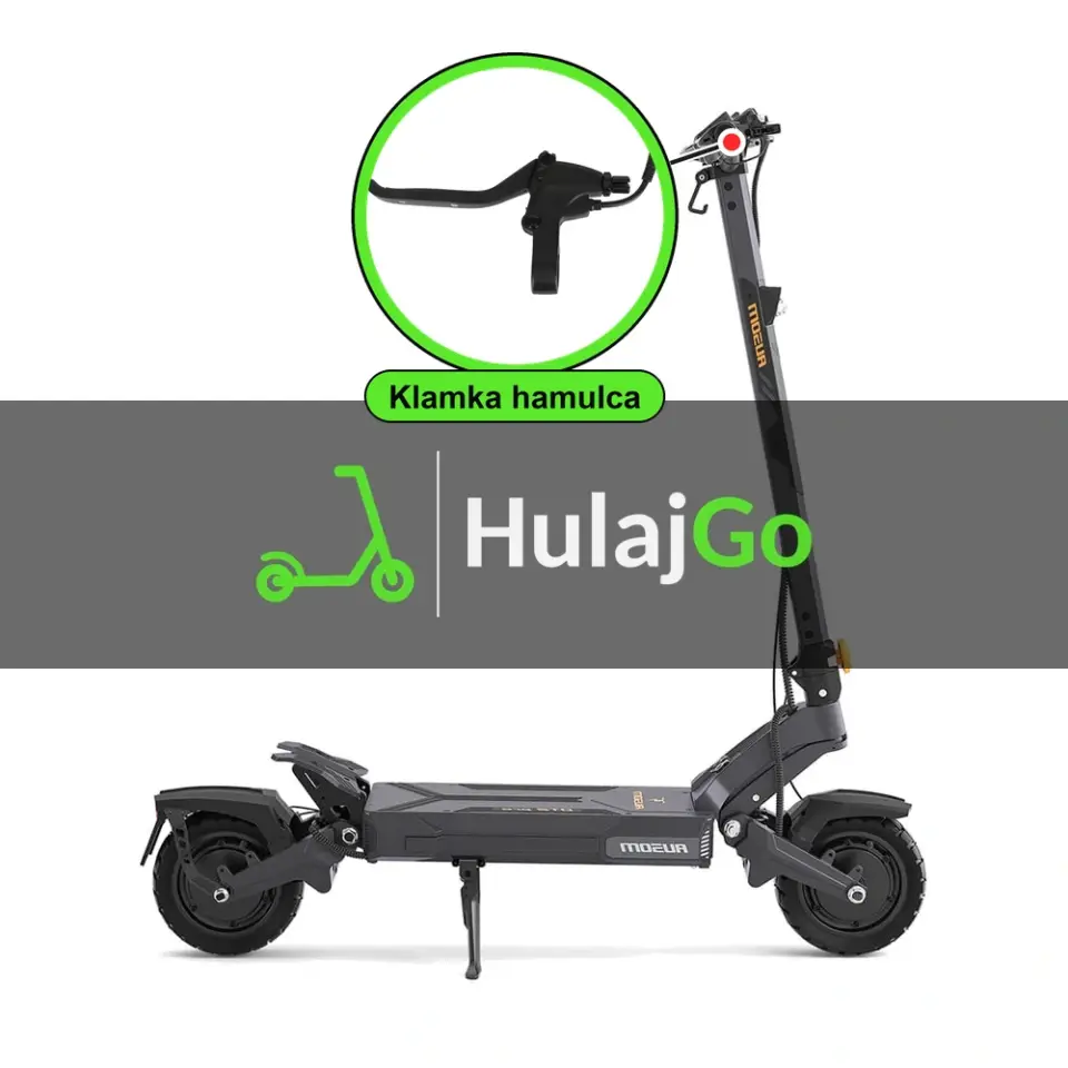 Ausom DT2 Pro - w powiększeniu klamka hamulca (wymiana klamki hamulca)