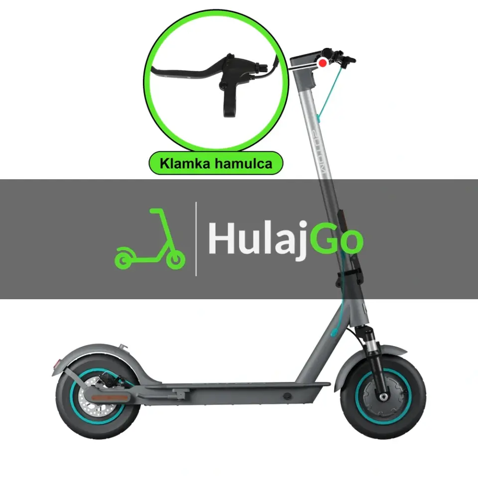 Motus Scooty 10 Lite - w powiększeniu klamka hamulca (wymiana klamki hamulca)
