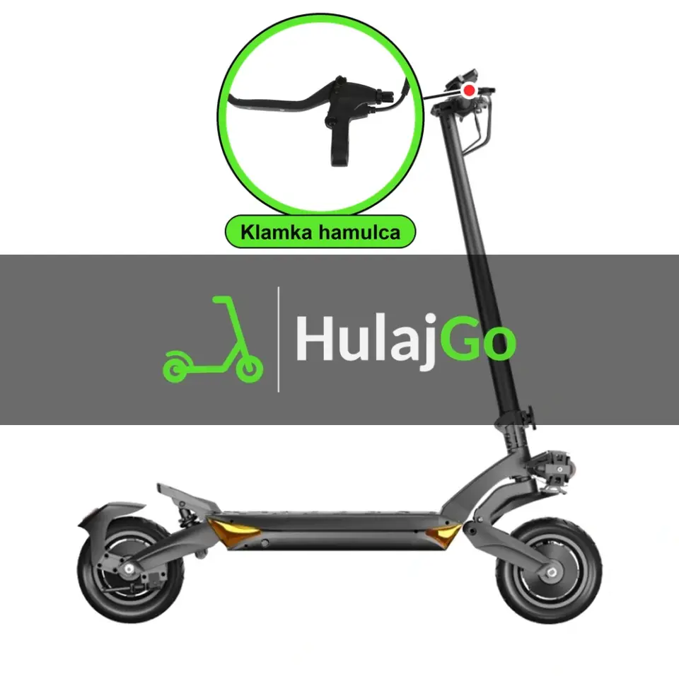Ruptor R6 V3 - w powiększeniu klamka hamulca (wymiana klamki hamulca)