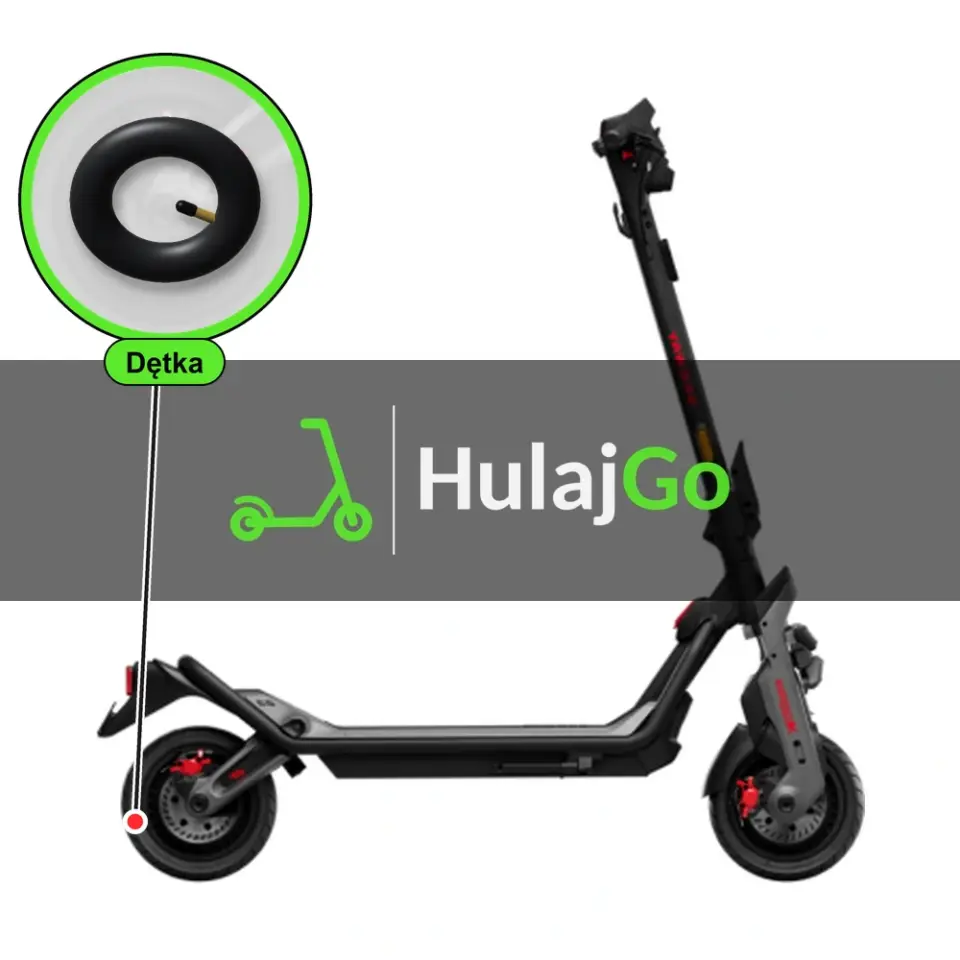 Segway GT3 - w powiększeniu dętka (wymiana dętki)