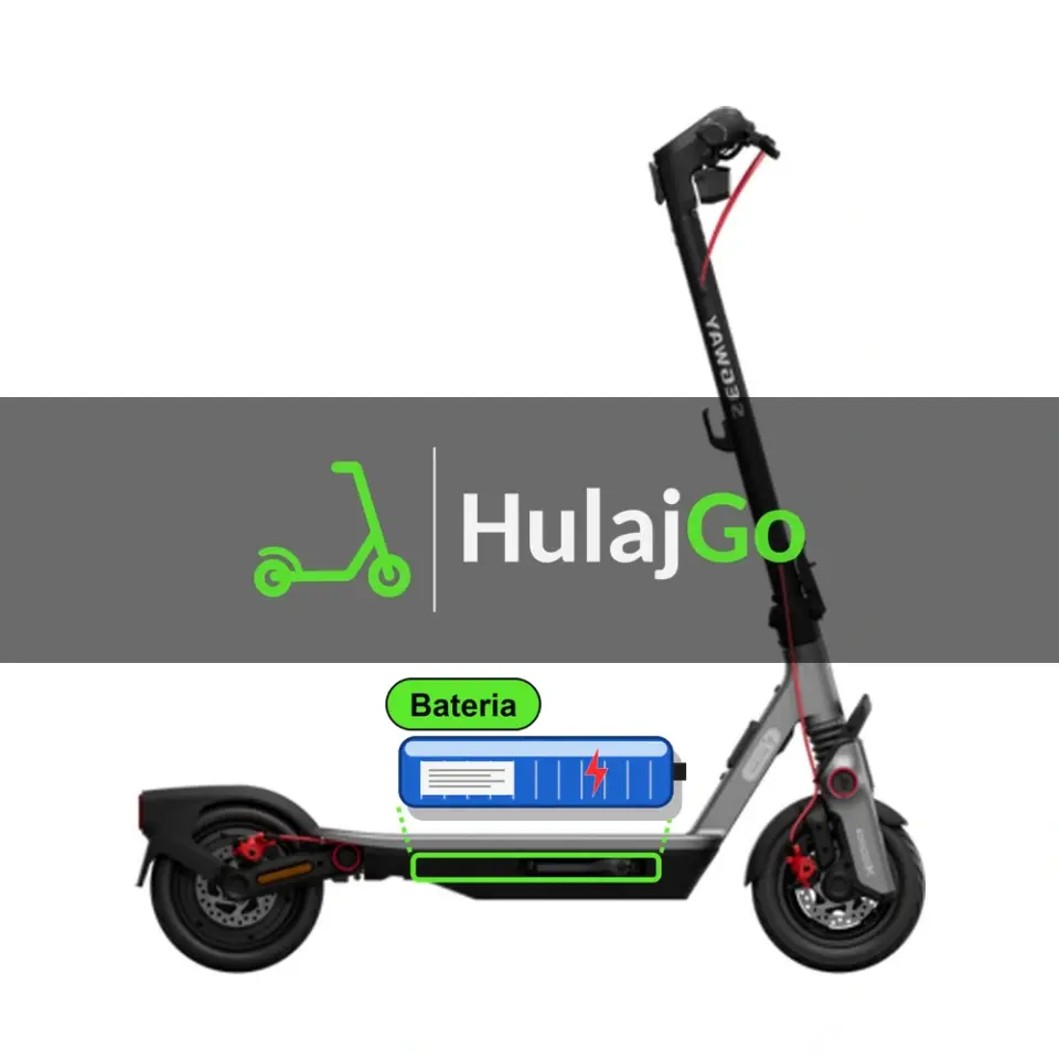 Segway F3 Pro - zaznaczona bateria (regeneracja baterii)