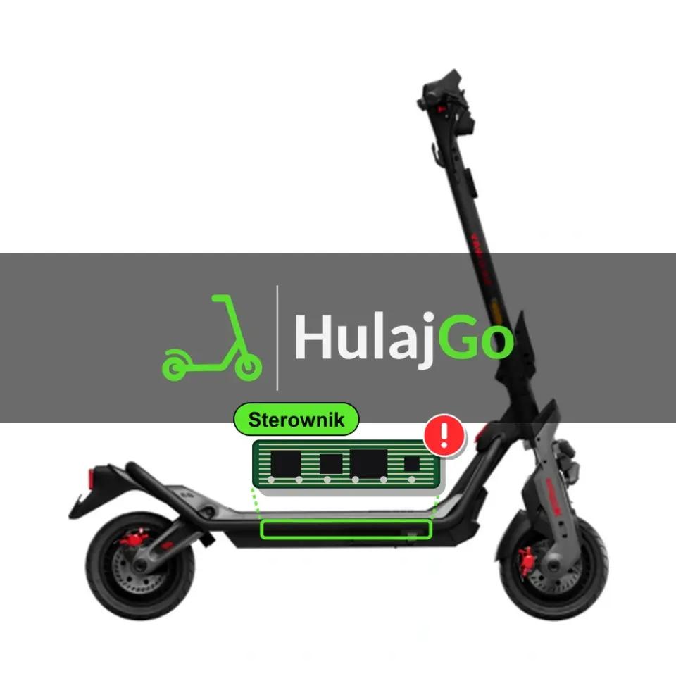 Segway GT3 - zaznaczony sterownik (naprawa elektroniki)