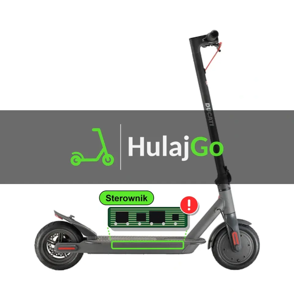 Ducati Pro-I Evo - zaznaczony sterownik (naprawa elektroniki)