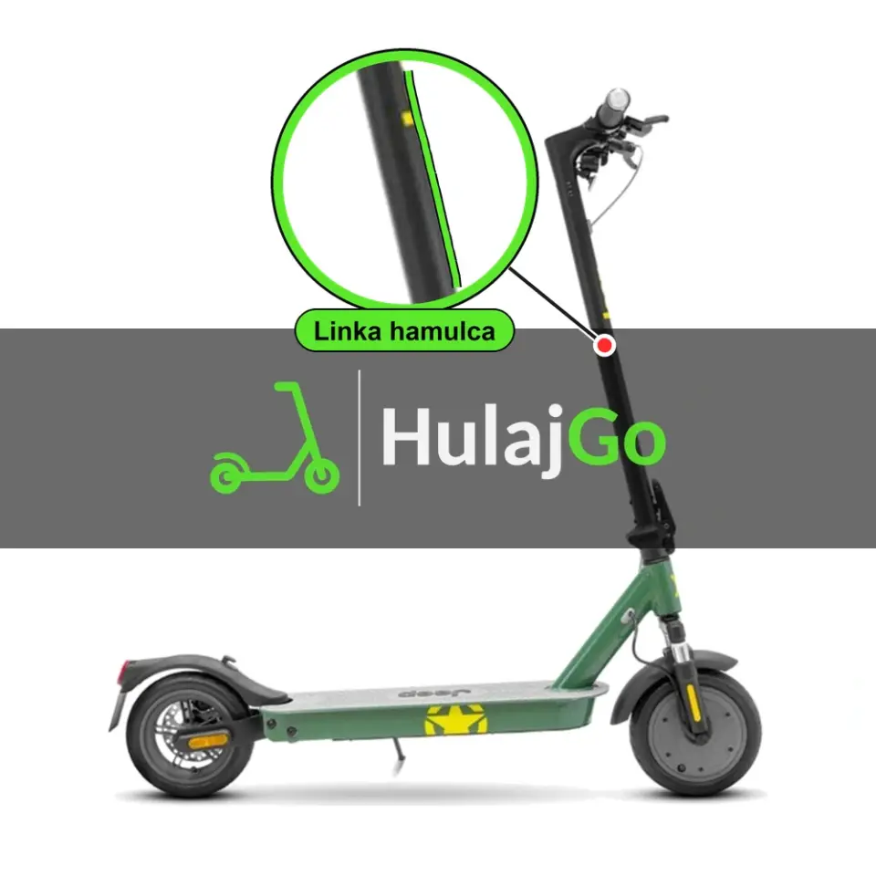 Jeep JAF Dual - w powiększeniu linka hamulca (wymiana linki hamulca)