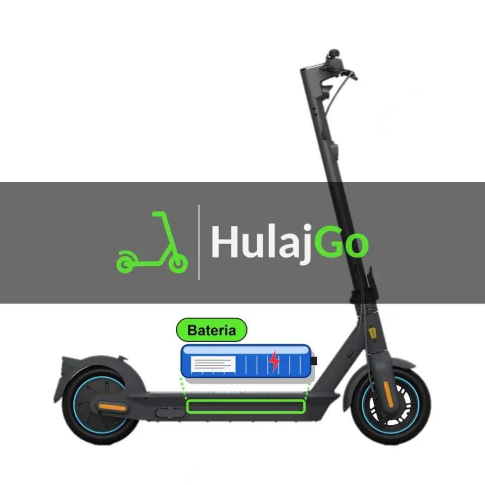 Segway Max G30 - zaznaczona bateria (regeneracja baterii)