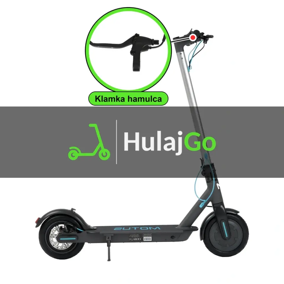 Motus Scooty 8.5 - w powiększeniu klamka hamulca (wymiana klamki hamulca)