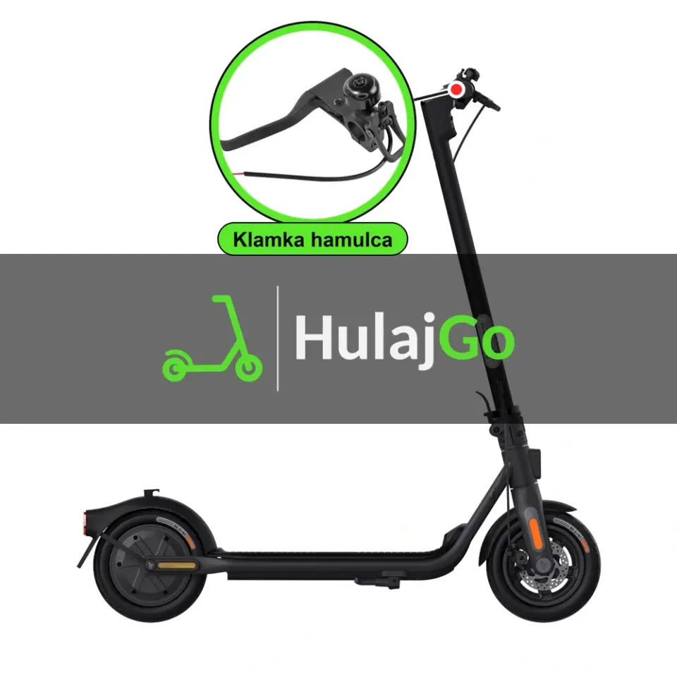 Segway F2 - w powiększeniu klamka hamulca (wymiana klamki hamulca)