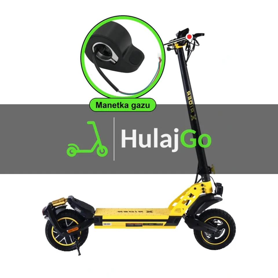 X-Rider F10 - w powiększeniu manetka gazu (wymiana manetki)