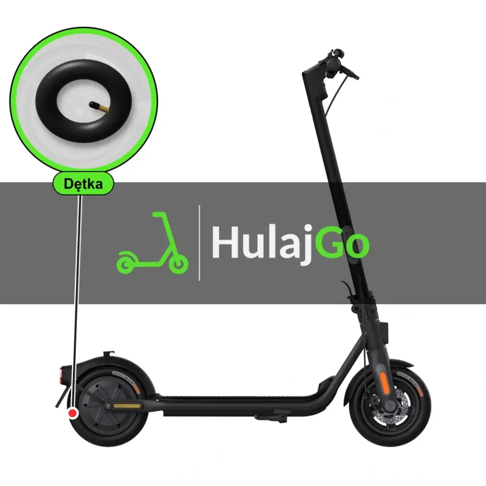 Segway F2 - w powiększeniu dętka (wymiana dętki)