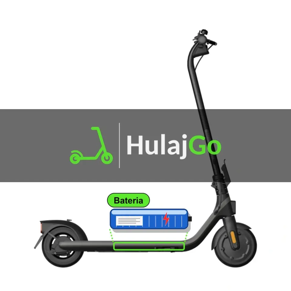 Segway E2 - zaznaczona bateria (regeneracja baterii)