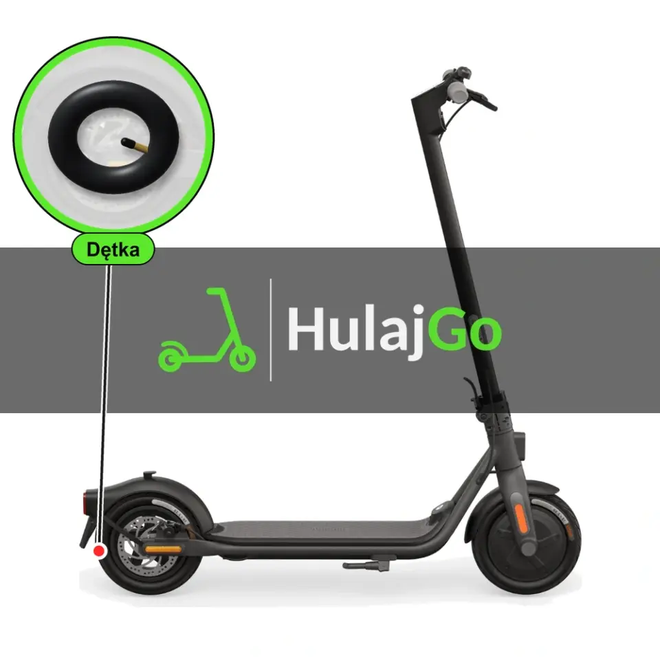 Segway F20 / F25 - w powiększeniu dętka (wymiana dętki)