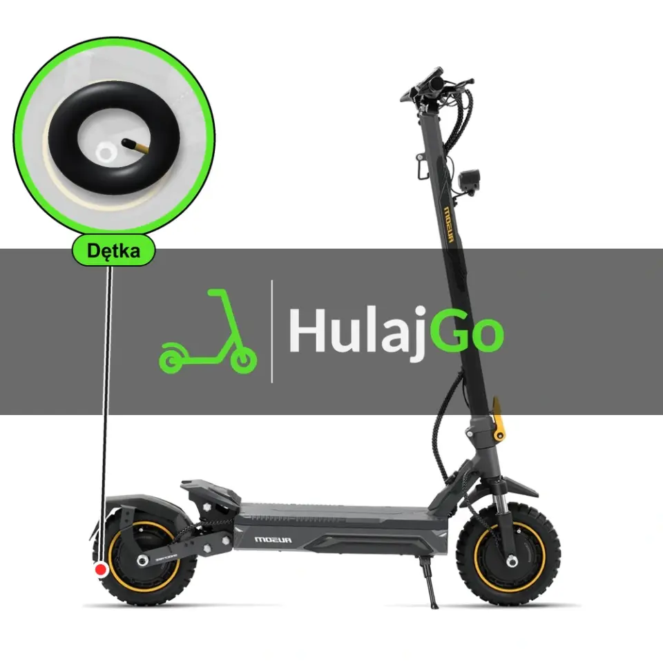 Ausom K20 Pro - w powiększeniu dętka (wymiana dętki)