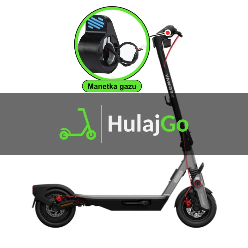 Segway F3 Pro - w powiększeniu manetka gazu (wymiana manetki)