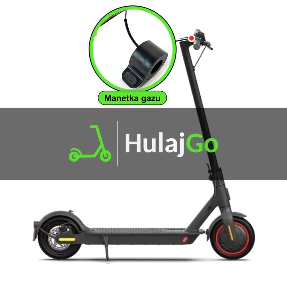 Xiaomi Mi Pro 2 - w powiększeniu manetka gazu (wymiana manetki)