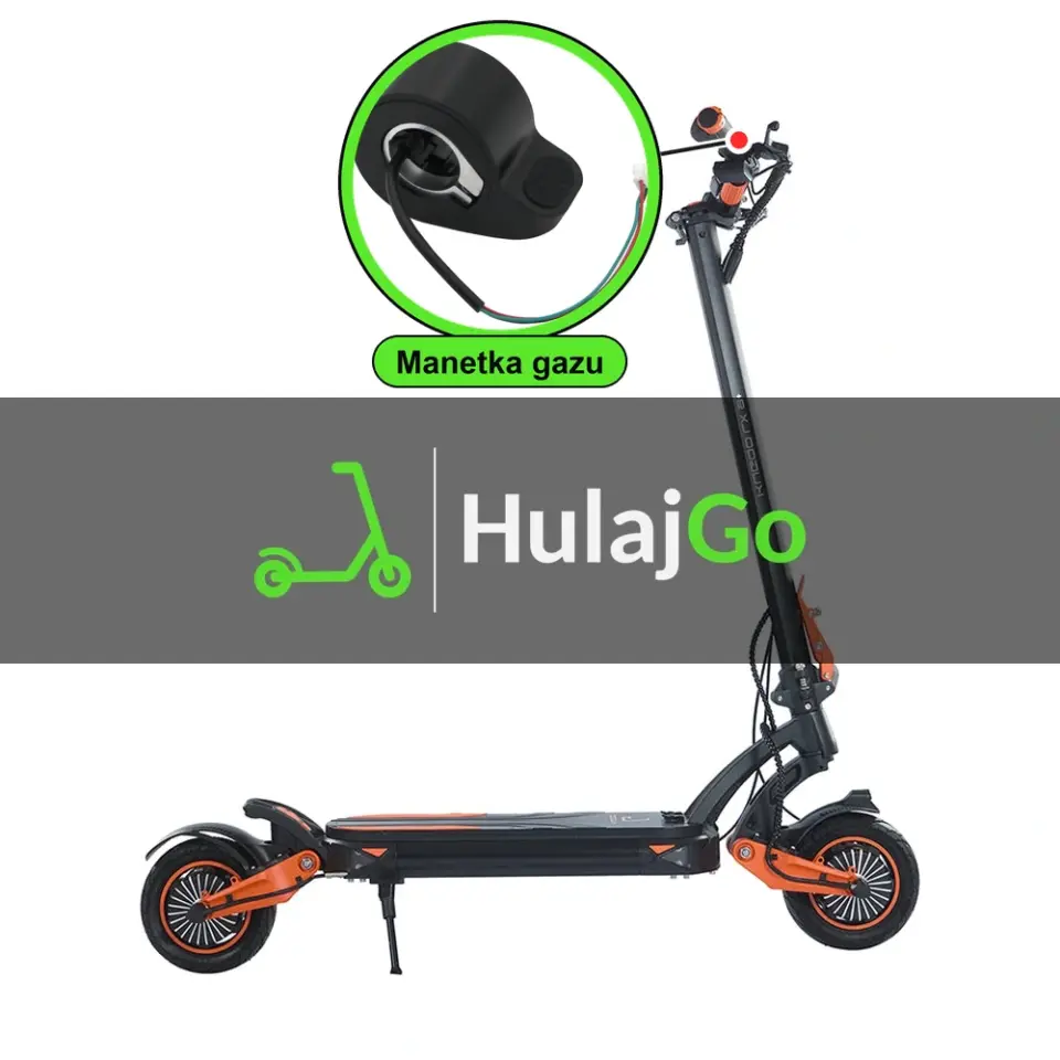 Kugoo LX9+ - w powiększeniu manetka gazu (wymiana manetki)