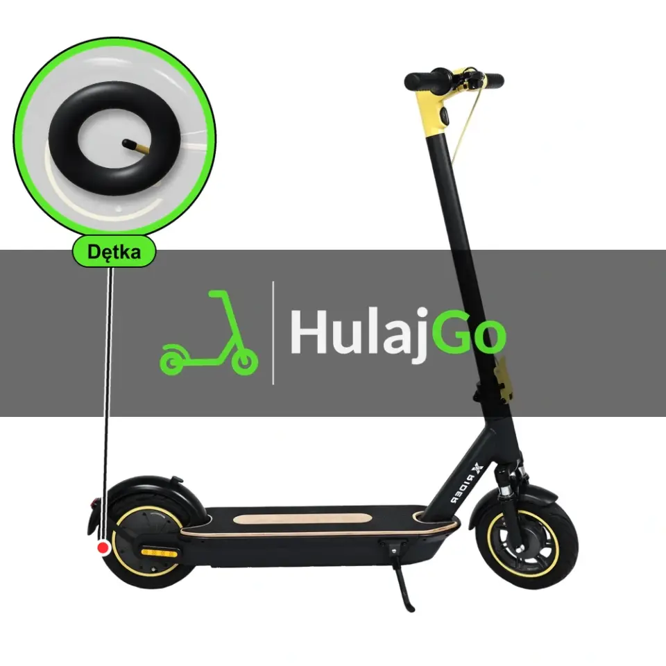 X-Rider M10ME - w powiększeniu dętka (wymiana dętki)