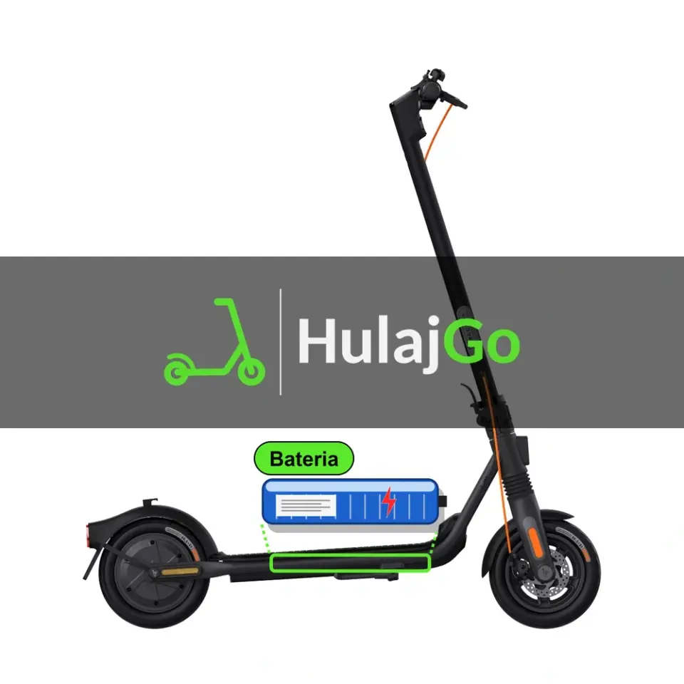 Segway F2 Pro - zaznaczona bateria (regeneracja baterii)