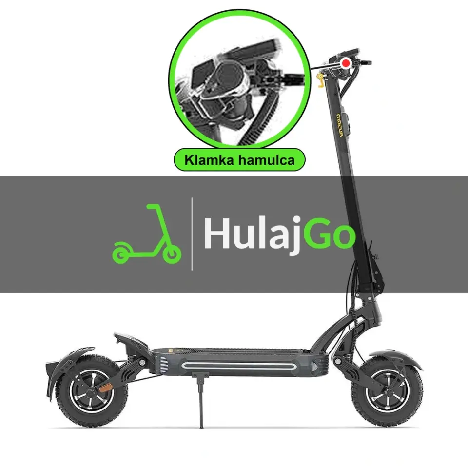 Ausom SR1 - w powiększeniu klamka hamulca (wymiana klamki hamulca)