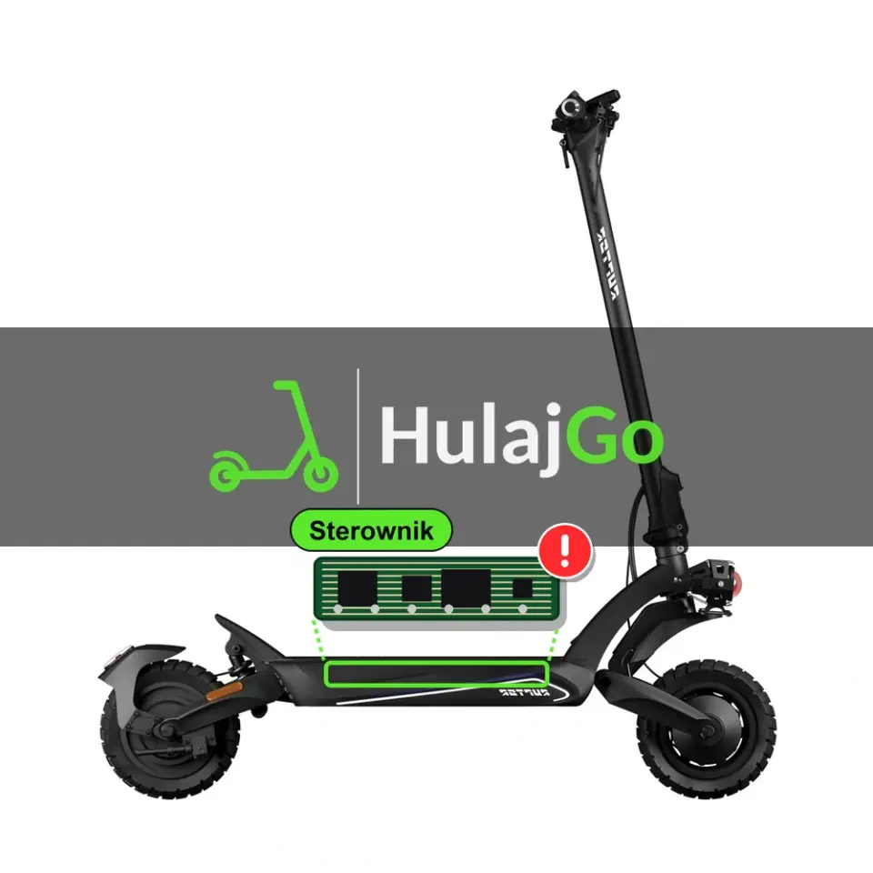 Ruptor R6 V4 - zaznaczony sterownik (naprawa elektroniki)