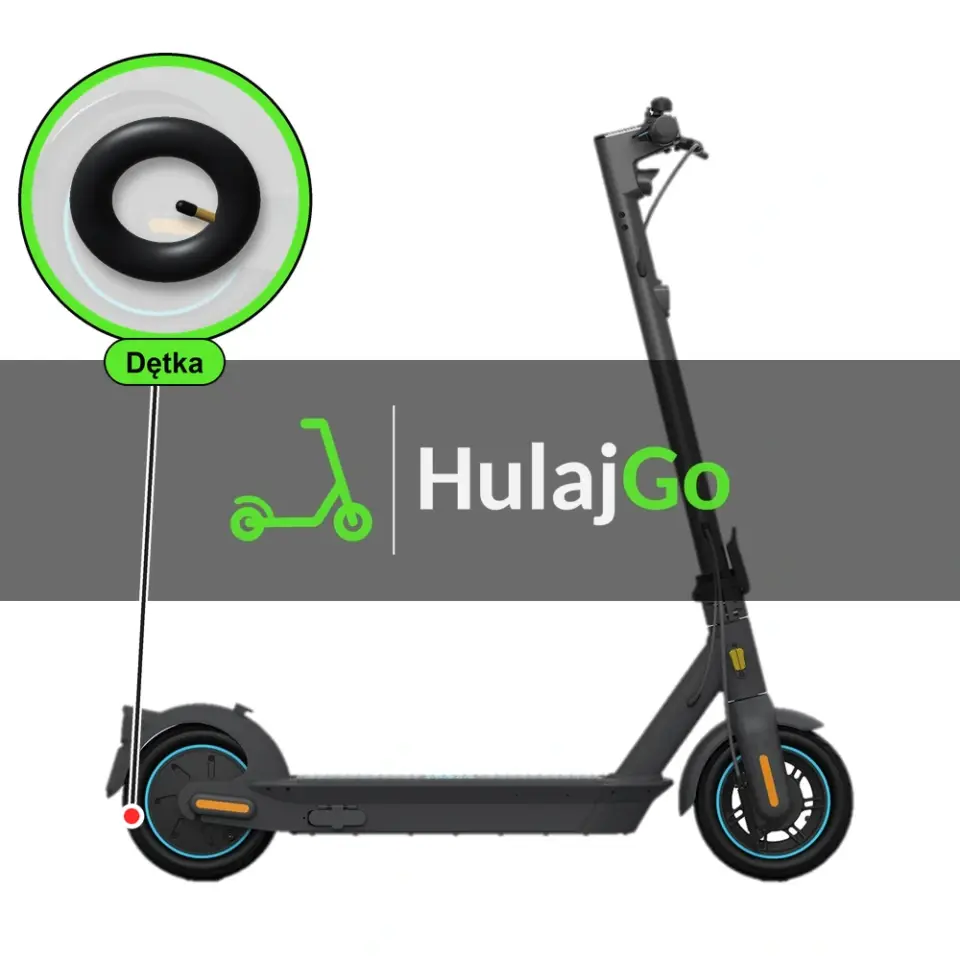 Segway Max G30 - w powiększeniu dętka (wymiana dętki)