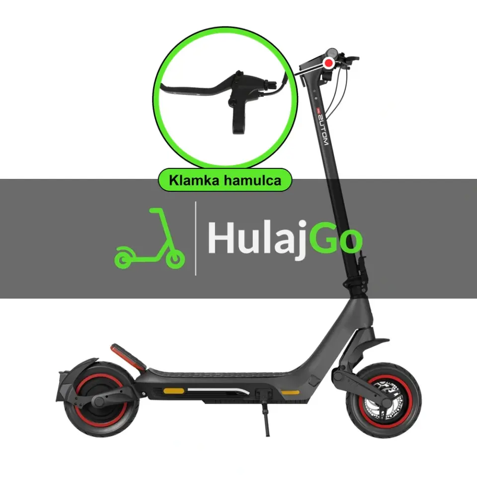 Motus Pro 10 Urban - w powiększeniu klamka hamulca (wymiana klamki hamulca)