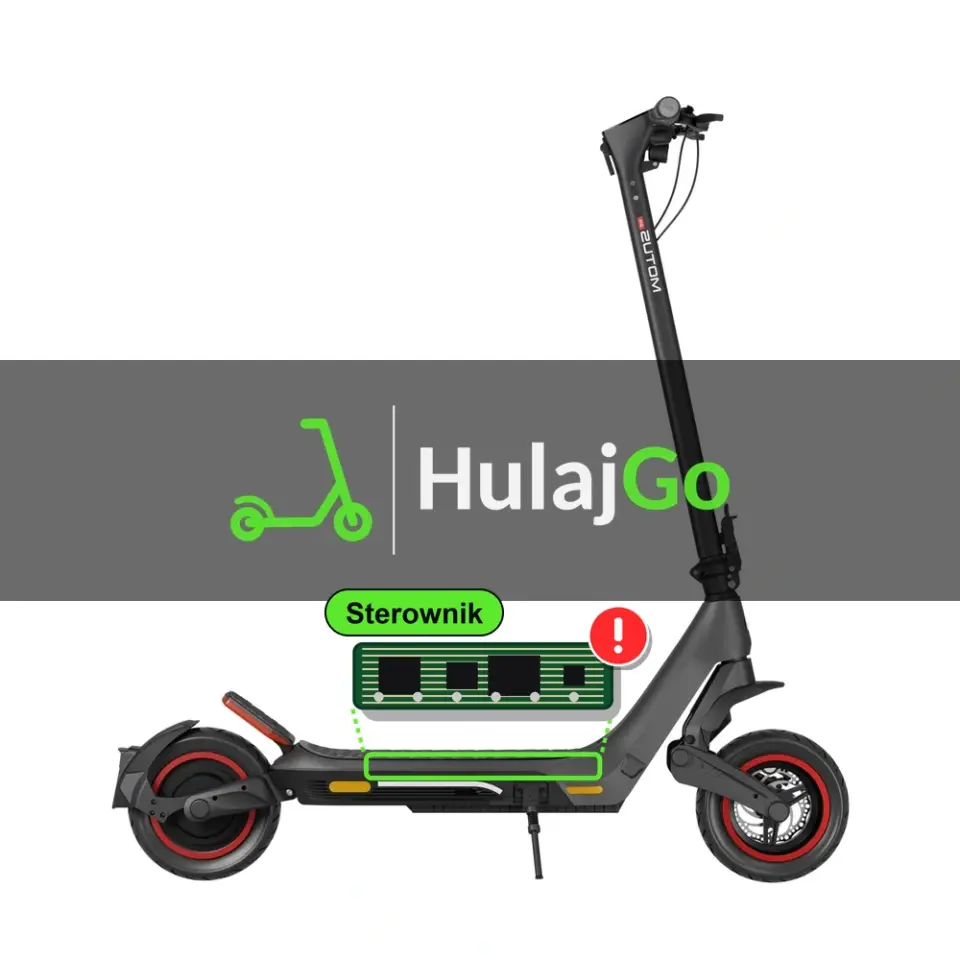 Motus Pro 10 Urban - zaznaczony sterownik (naprawa elektroniki)