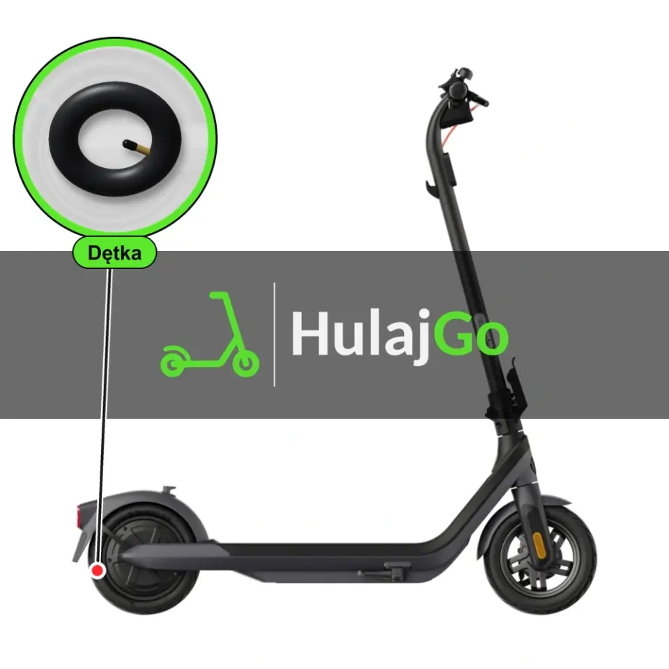 Segway E2 Pro - w powiększeniu dętka (wymiana dętki)