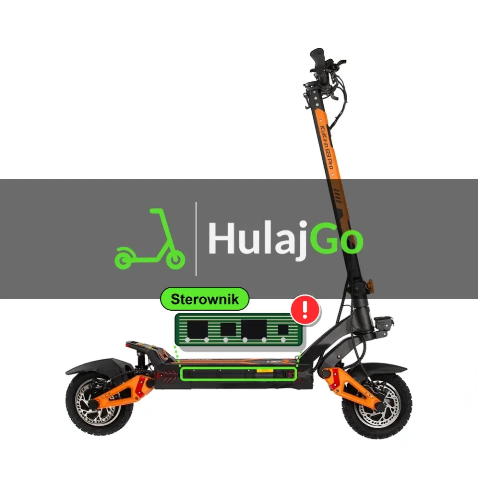 Kugoo Kirin G3 Pro - zaznaczony sterownik (naprawa elektroniki)