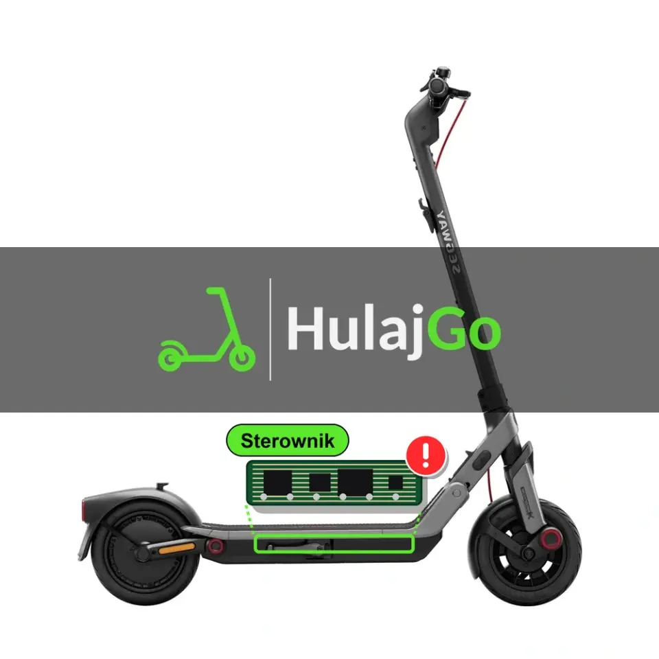 Segway E3 Pro - zaznaczony sterownik (naprawa elektroniki)