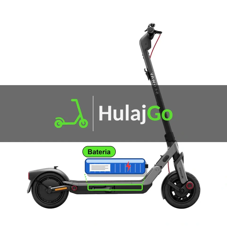 Segway E3 - zaznaczona bateria (regeneracja baterii)