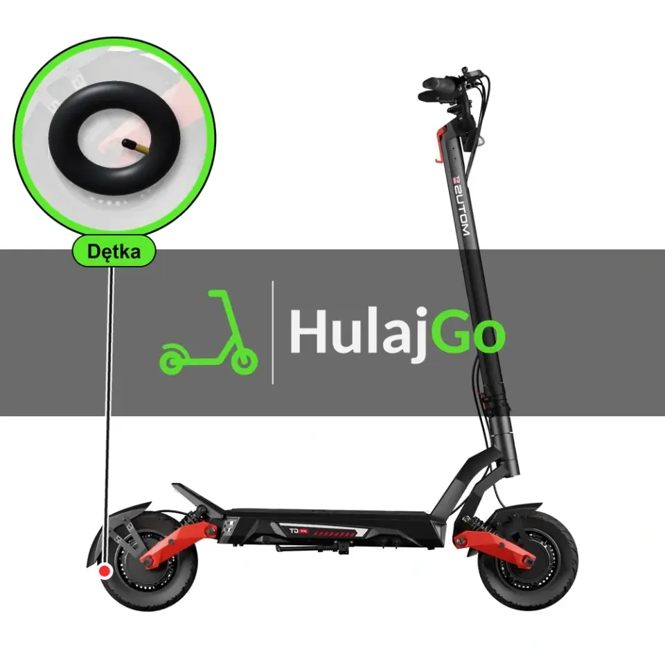 Motus Pro 10 GT - w powiększeniu dętka (wymiana dętki)