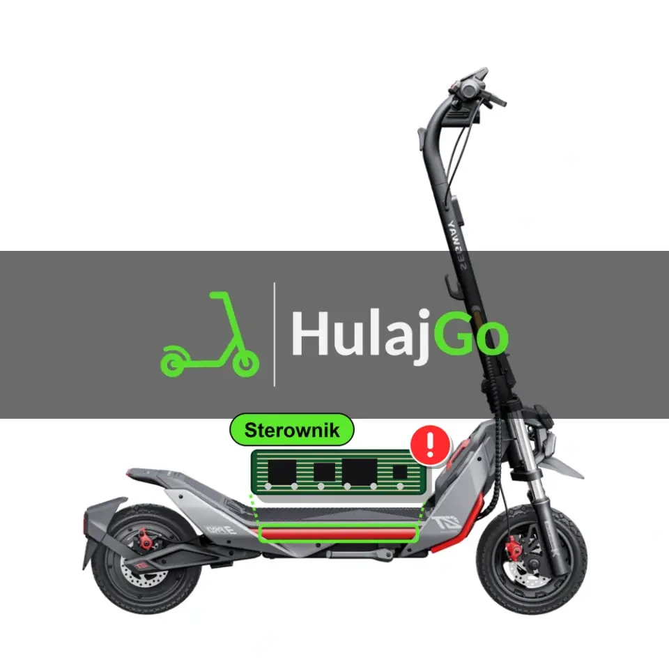 Segway ZT3 Pro - zaznaczony sterownik (naprawa elektroniki)
