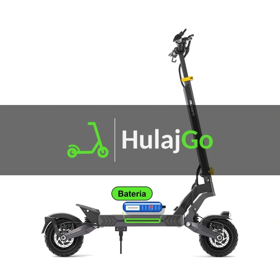 Ausom L2 Dual Motor - zaznaczona bateria (regeneracja baterii)