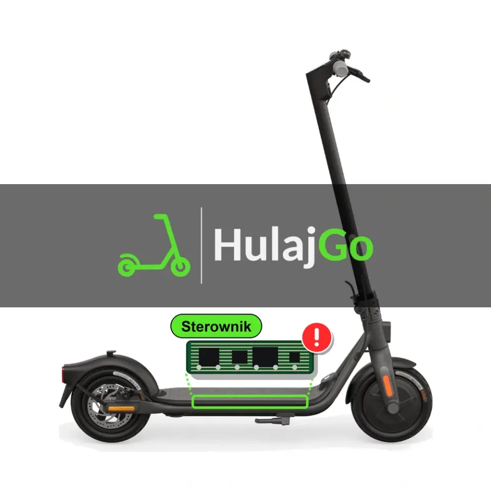 Segway F20 / F25 - zaznaczony sterownik (naprawa elektroniki)