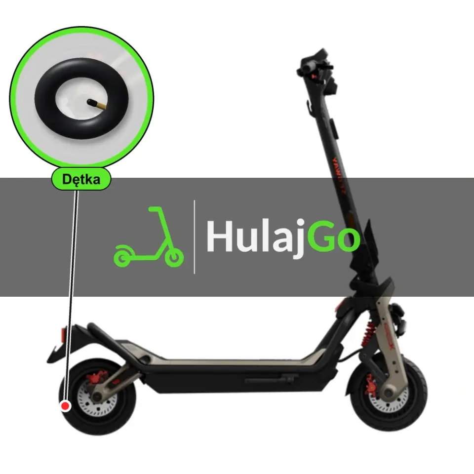 Segway GT3 Pro - w powiększeniu dętka (wymiana dętki)