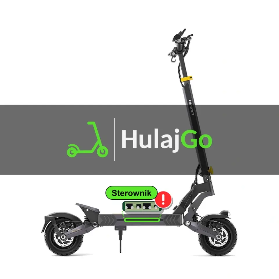 Ausom L2 Dual Motor - zaznaczony sterownik (naprawa elektroniki)