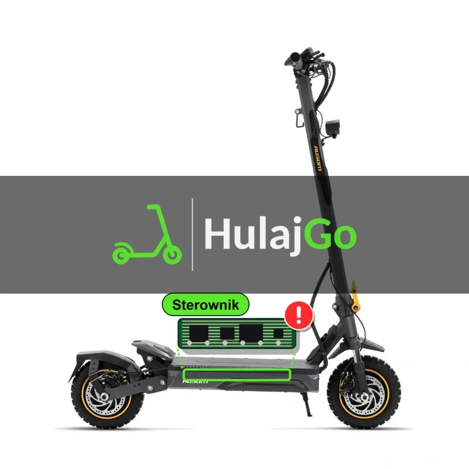 Ausom K20 Pro Dual Motor - zaznaczony sterownik (naprawa elektroniki)
