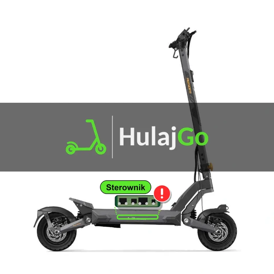 Ausom L2 Max Dual Motor - zaznaczony sterownik (naprawa elektroniki)