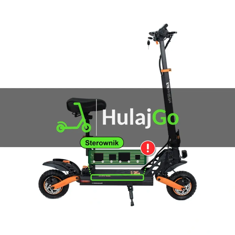 Kukirin G2 Pro - zaznaczony sterownik (naprawa elektroniki)