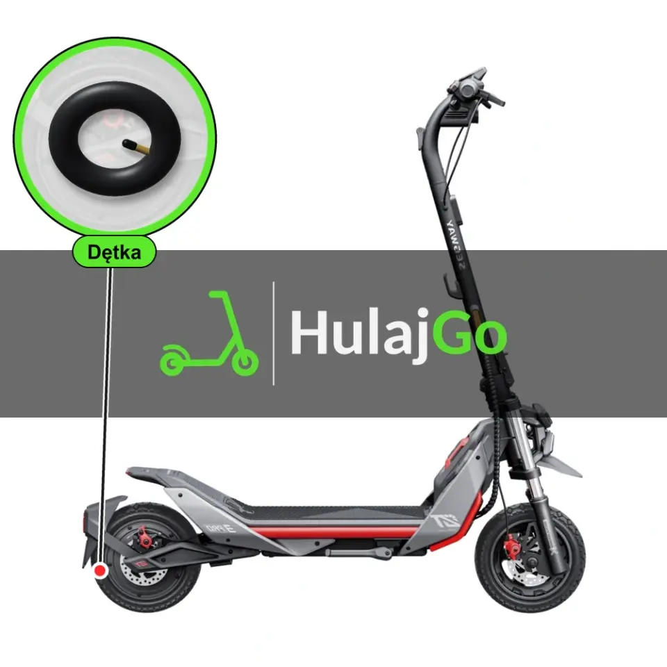 Segway ZT3 Pro - w powiększeniu dętka (wymiana dętki)