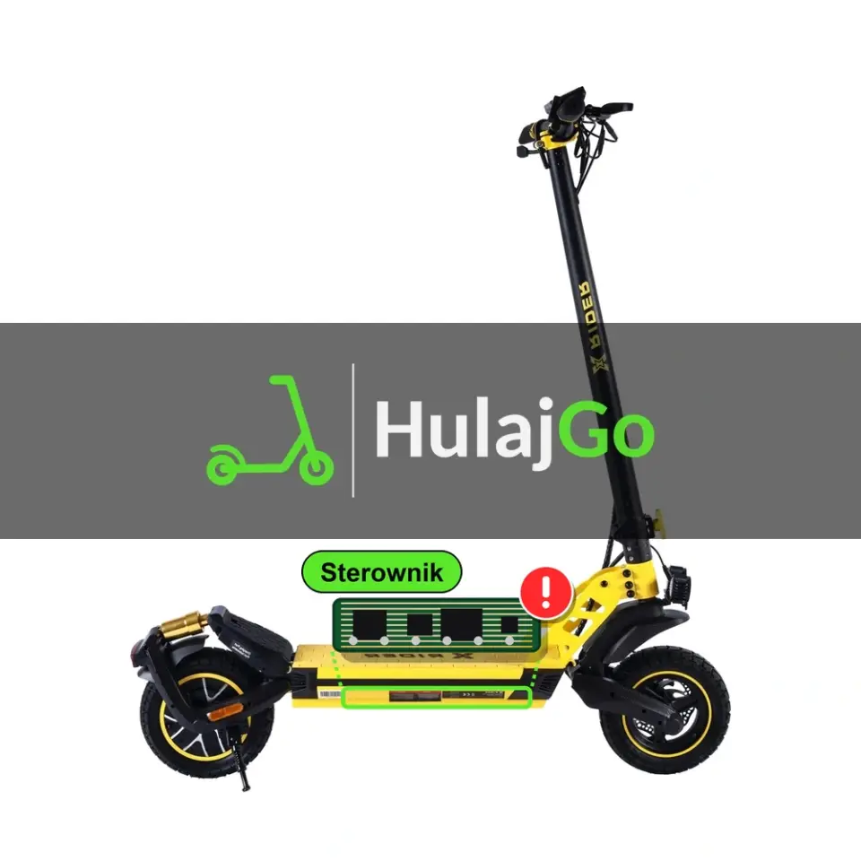 X-Rider F10 - zaznaczony sterownik (naprawa elektroniki)