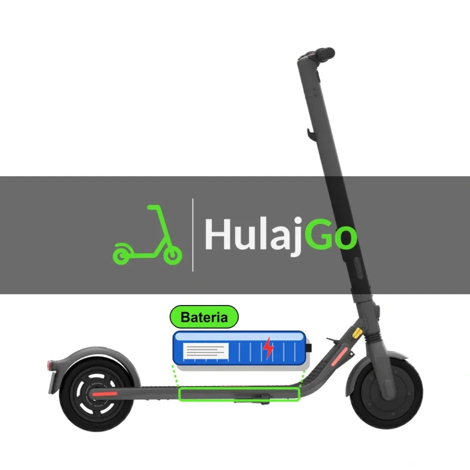 Segway E25 - zaznaczona bateria (regeneracja baterii)