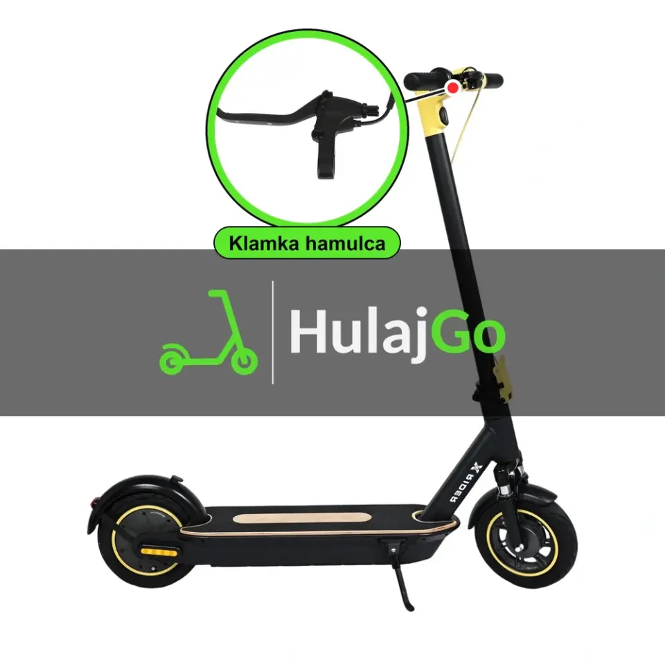 X-Rider M10ME - w powiększeniu klamka hamulca (wymiana klamki hamulca)