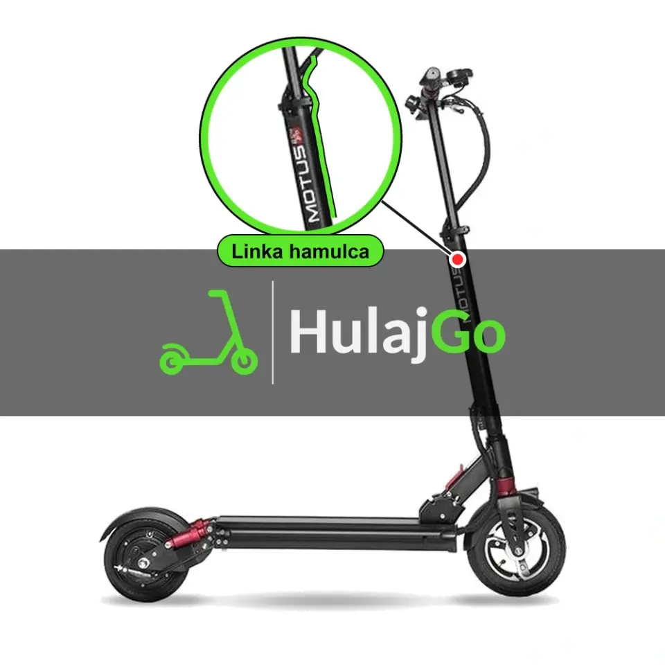 Motus Pro 8.5 Lite - w powiększeniu linka hamulca (wymiana linki hamulca)